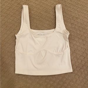 Abercrombie White Tank